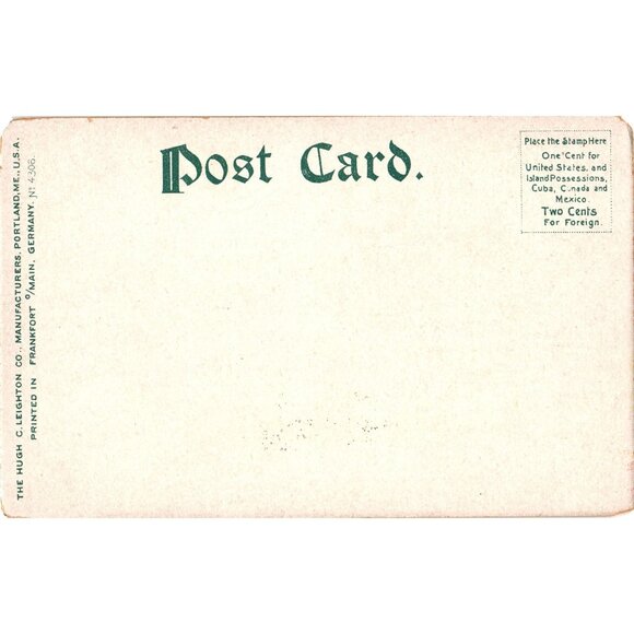 Antique Cleveland Ohio Society For Savings & Chamber Of Commerce Postcard - Picture 2 of 2